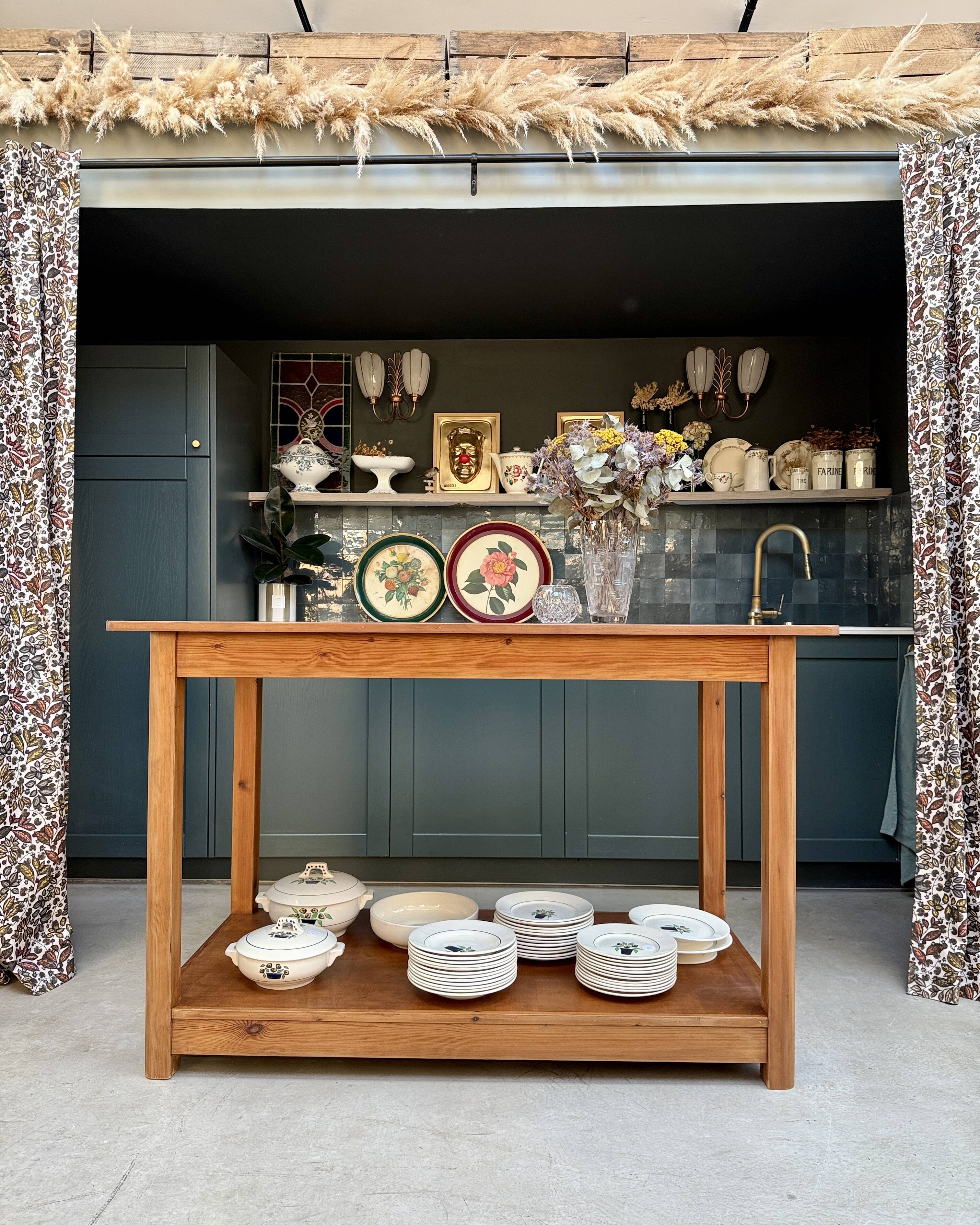 Antique table / island / counter