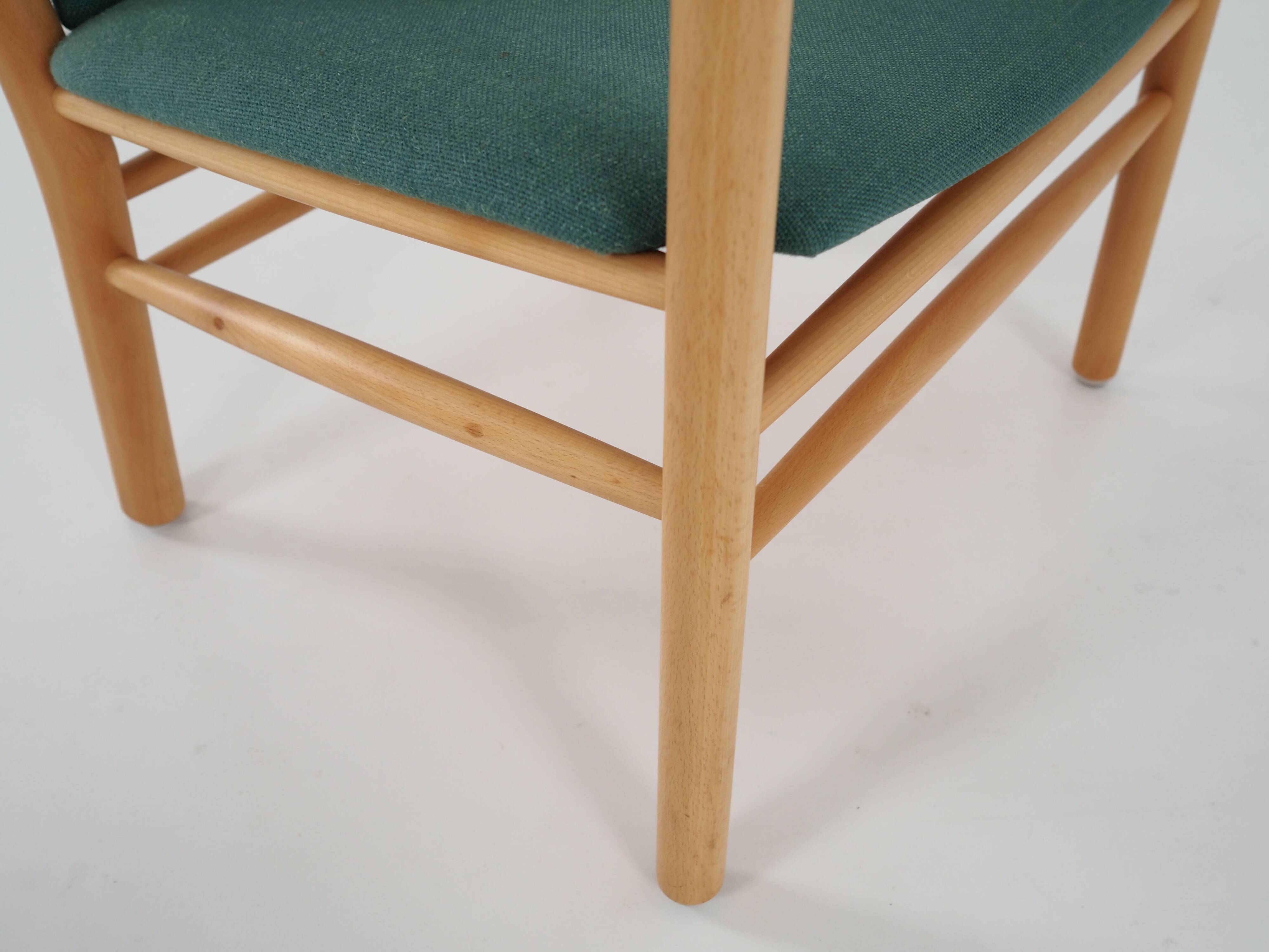 Beech armchair, Danish design, 1970s, designer: Erik Ole Jørgensen, manufacture: Tarm Stole & Møbelf