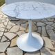 Tulip table Carrara marble 1970