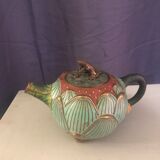 Cloisonnée tea in the shape of lotus flower