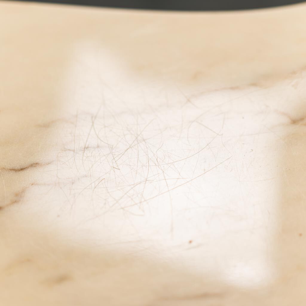 Console marble leaf gold 50