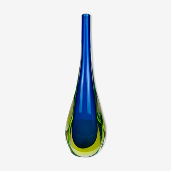 Vase soliflore Sommerso Murano Flavio Poli