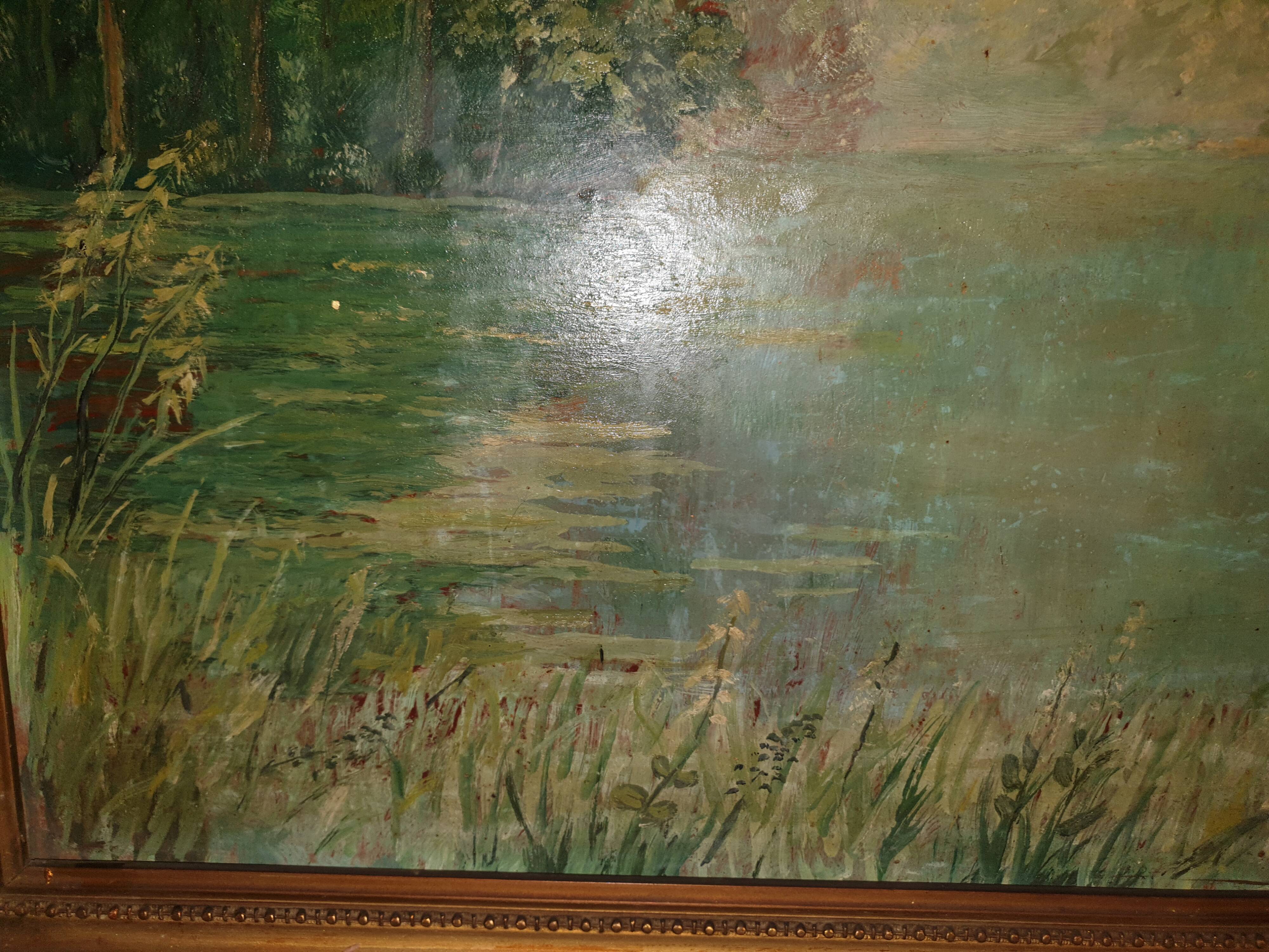 Oil on panel