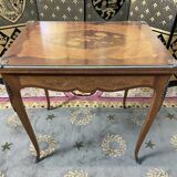 Louis XV style marquetry games table