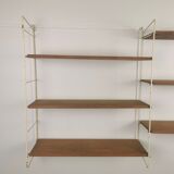 Modular metal and wood shelf