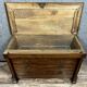 Empire-style kneading table in solid walnut circa 1820