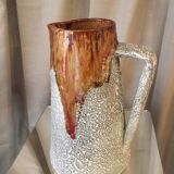 Vintage water jug or enamel vase