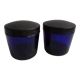 Old blue cream jars