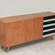 Enfilade U460 in white and black by Jiri Jiroutek for Interier Praha 1960