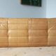 3-seater Togo camel leather sofa