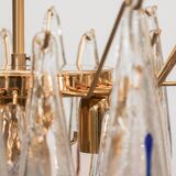 La Murrina glass chandelier, 1980s, Italy.