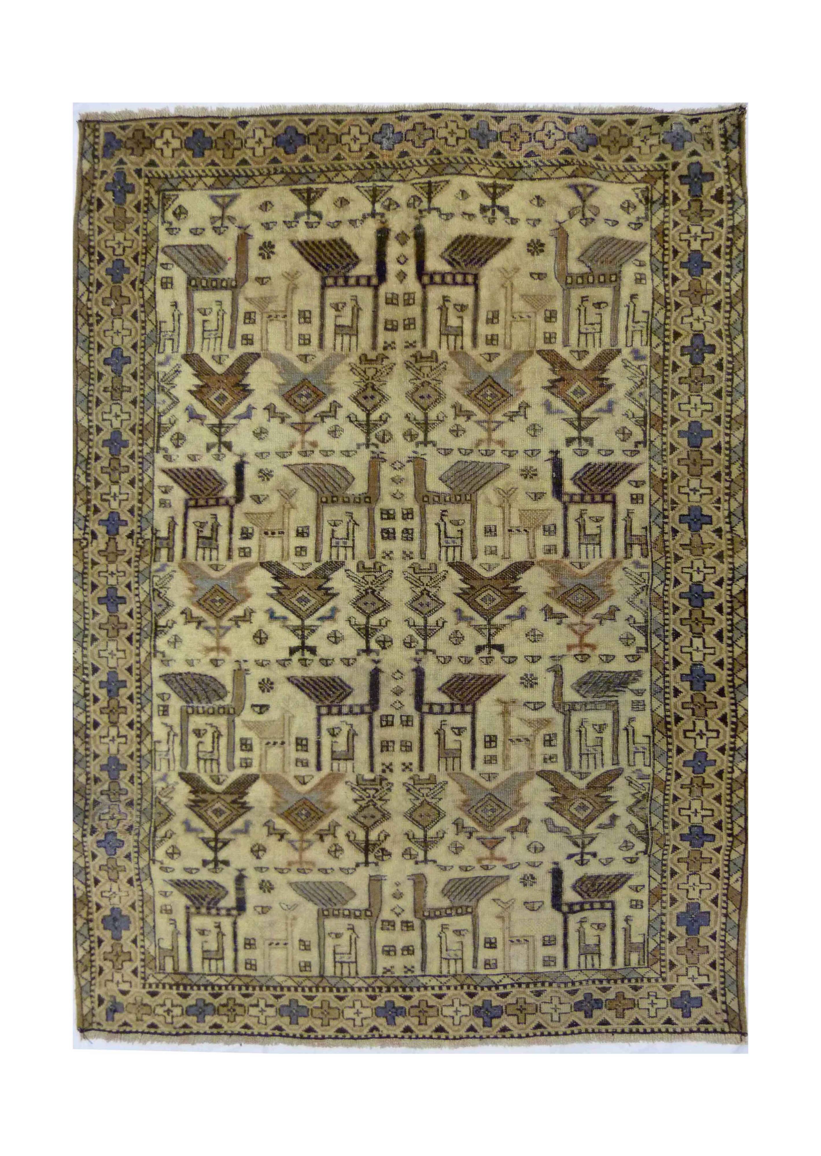 3-Traditional Antique Persian Rug