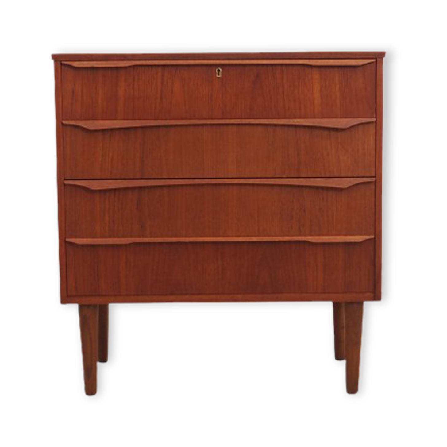 Teak chest of drawers, Danish design, 1970s, made in Denmark