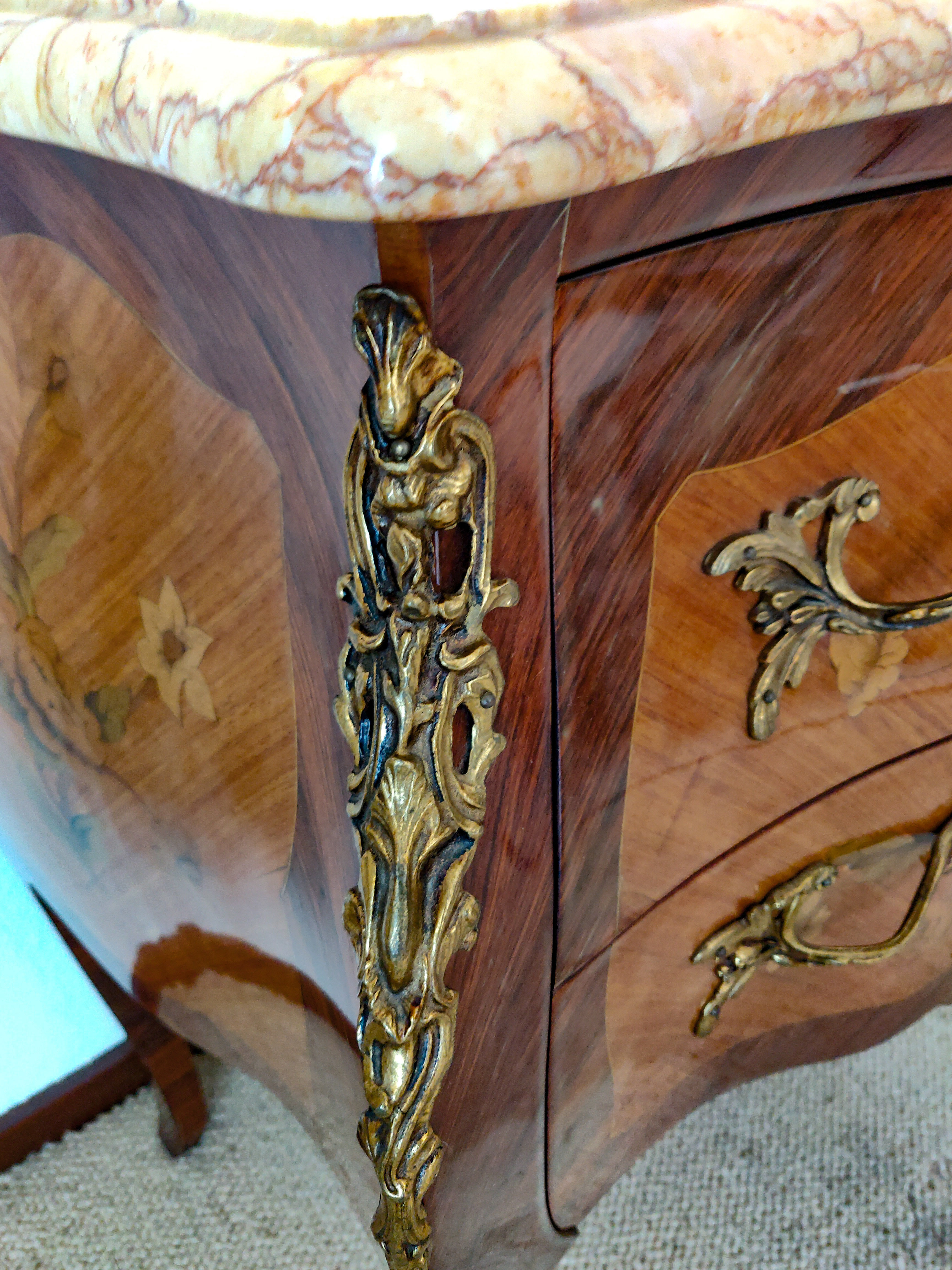 Commode Louis XVI 2 tiroirs 78cm