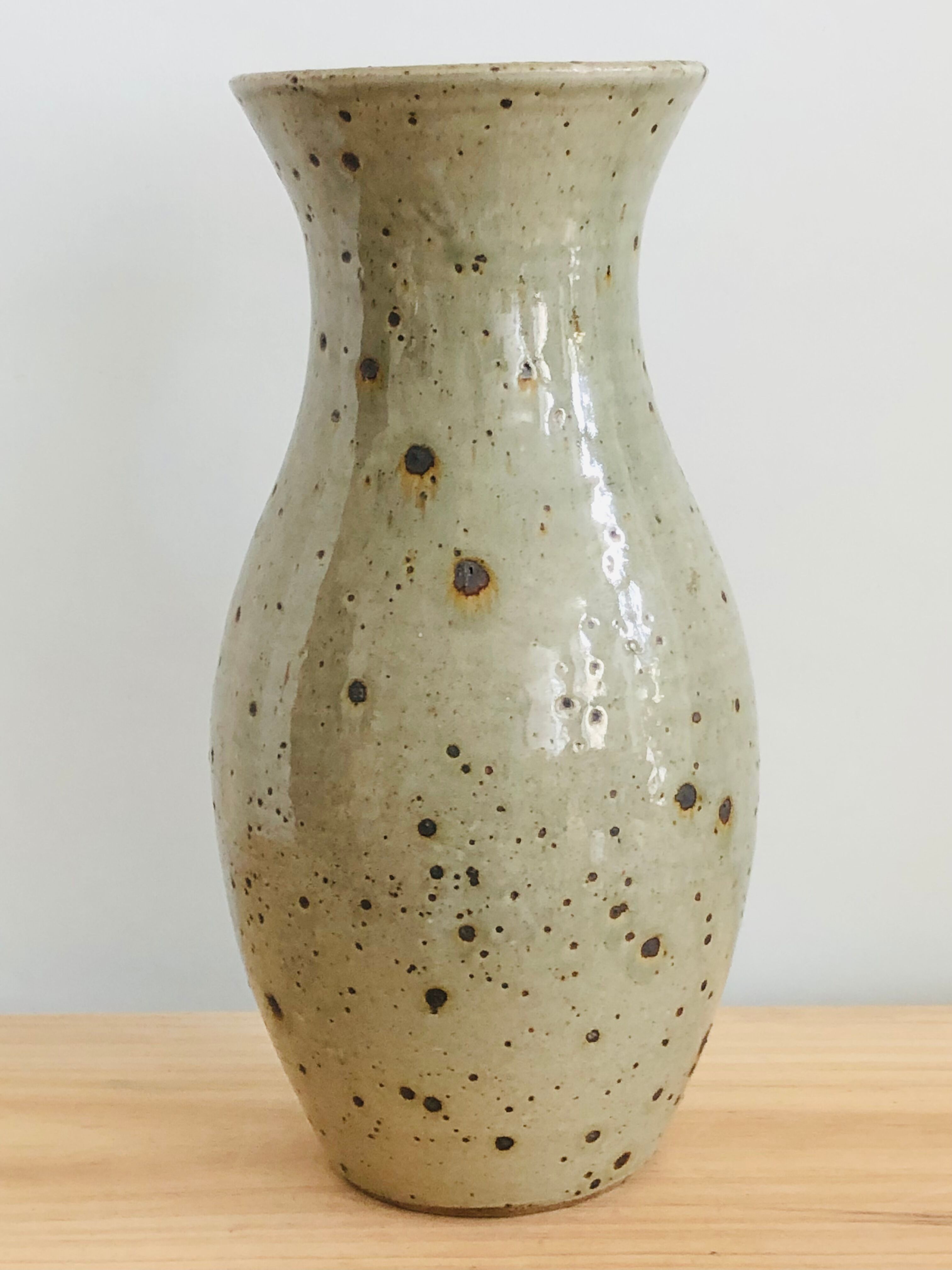 Vintage pyrite sandstone vase