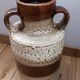 Vase in shades of brown and beige, ceramic - 1960s/1970s