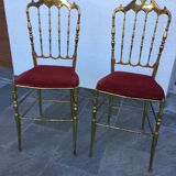 Pair of Chiavari chairs