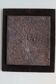 Iris MIRE Bronze patinated resin wall panel with floral decoration circa 1980.