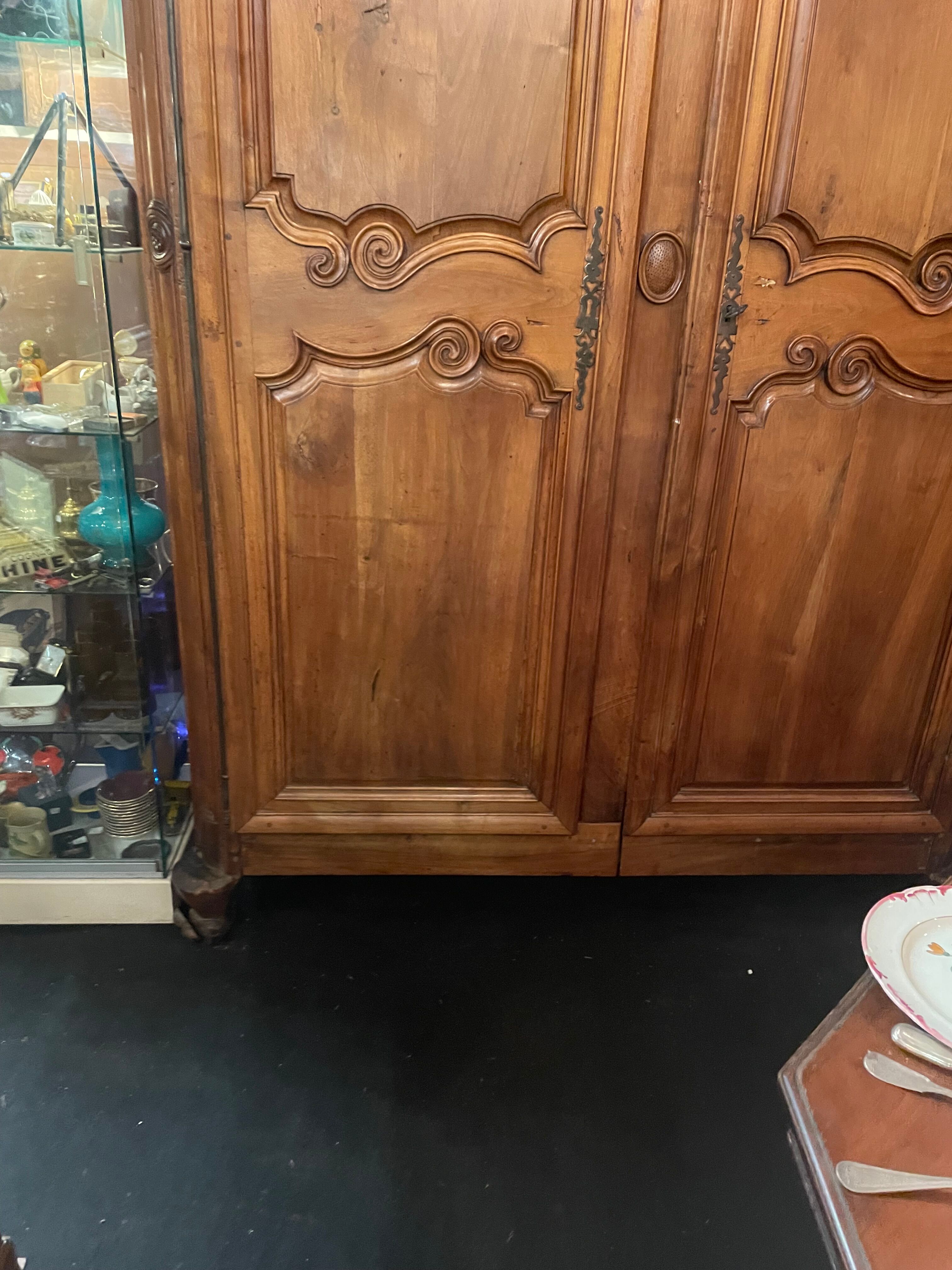 Louis XV walnut cabinet