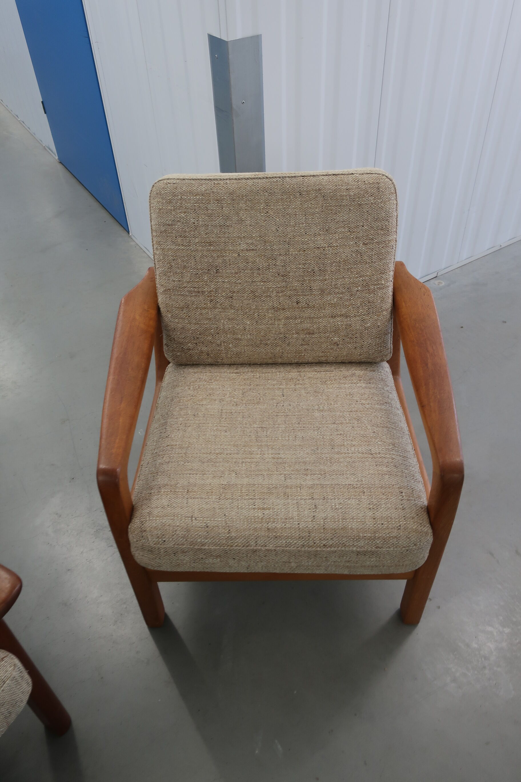 Pair of danish armchairs from the 60s in teak