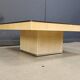 Table basse en peau de chèvre laquée Aldo Tura, années 1960