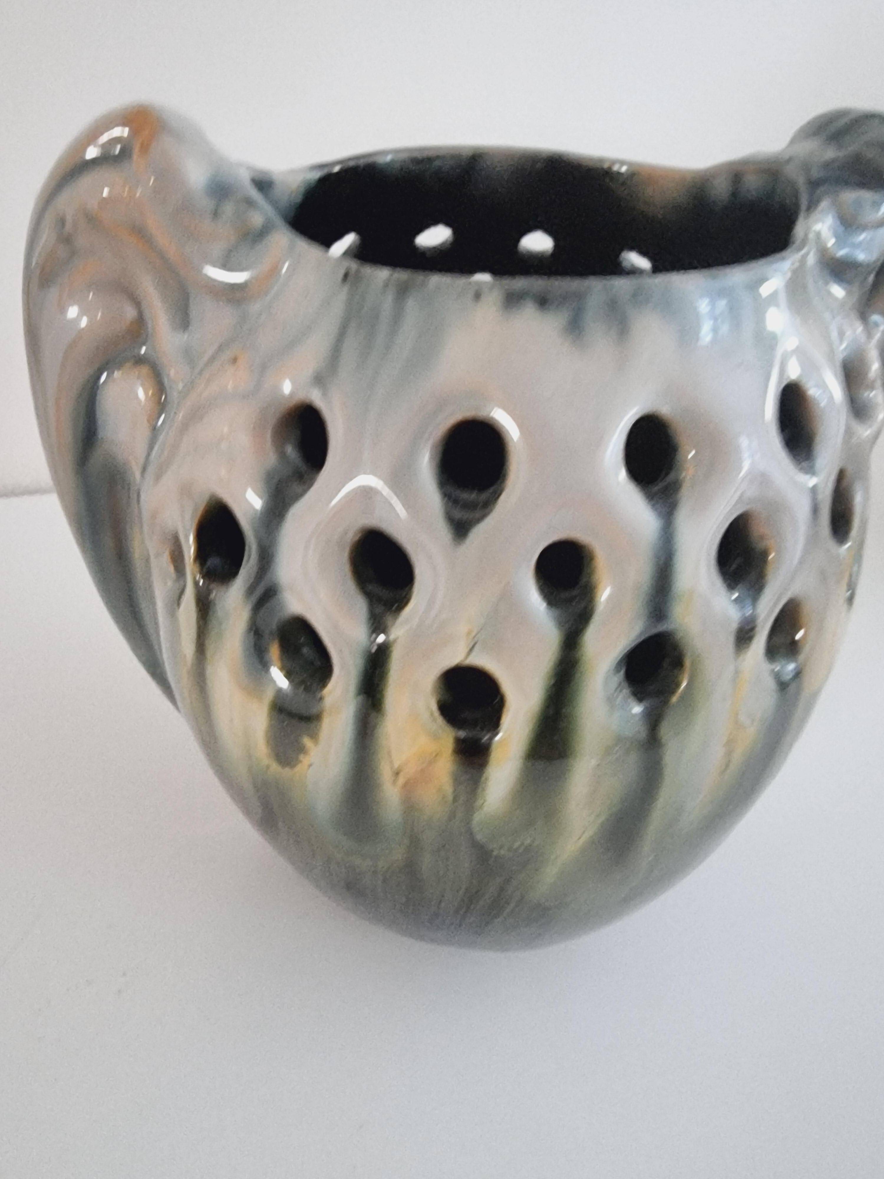Michael Andersen & Son (MA&S) rare ceramic vase, Jugend, early 20th century, Denmark.