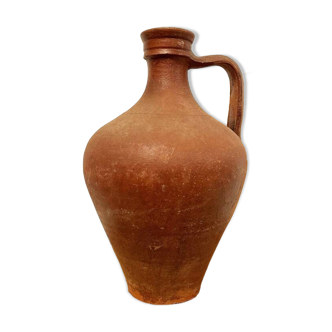 Old red terracotta jug