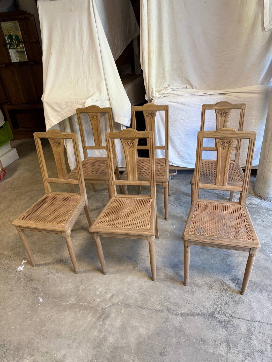 Chaises cannées