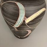 Abstract ceramic pottery vase by Sawa Franz Schwaderlapp, Germany, 1950s