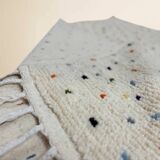 Beni Ouarain Berber Rug • Small colored dot pattern