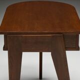 Tripod desk by Jacques Adnet, France, 1950s