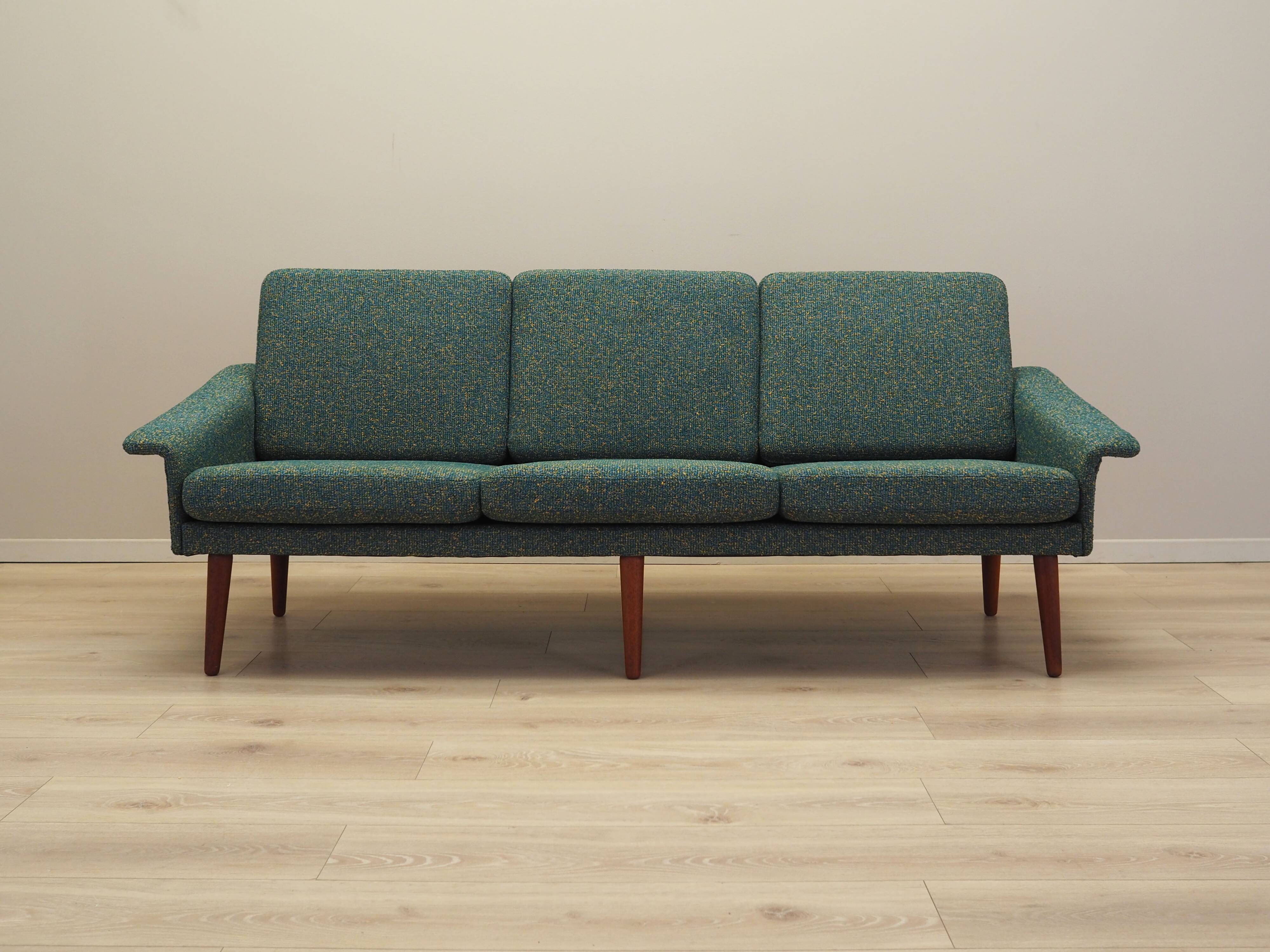 Green sofa, Danish design, 1970s, production: Denmark