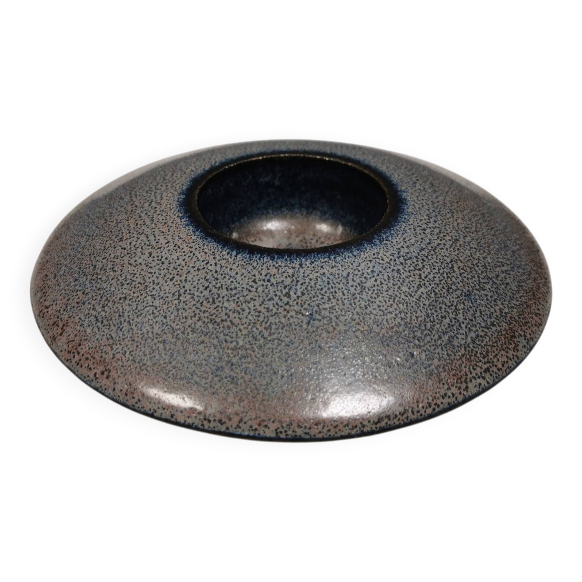 Little ceramic tea-light holder, made by M, Denmark, 1990s