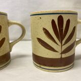 Set of 3 vintage espresso cups