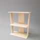 Vintage travertine book case, 1970s.