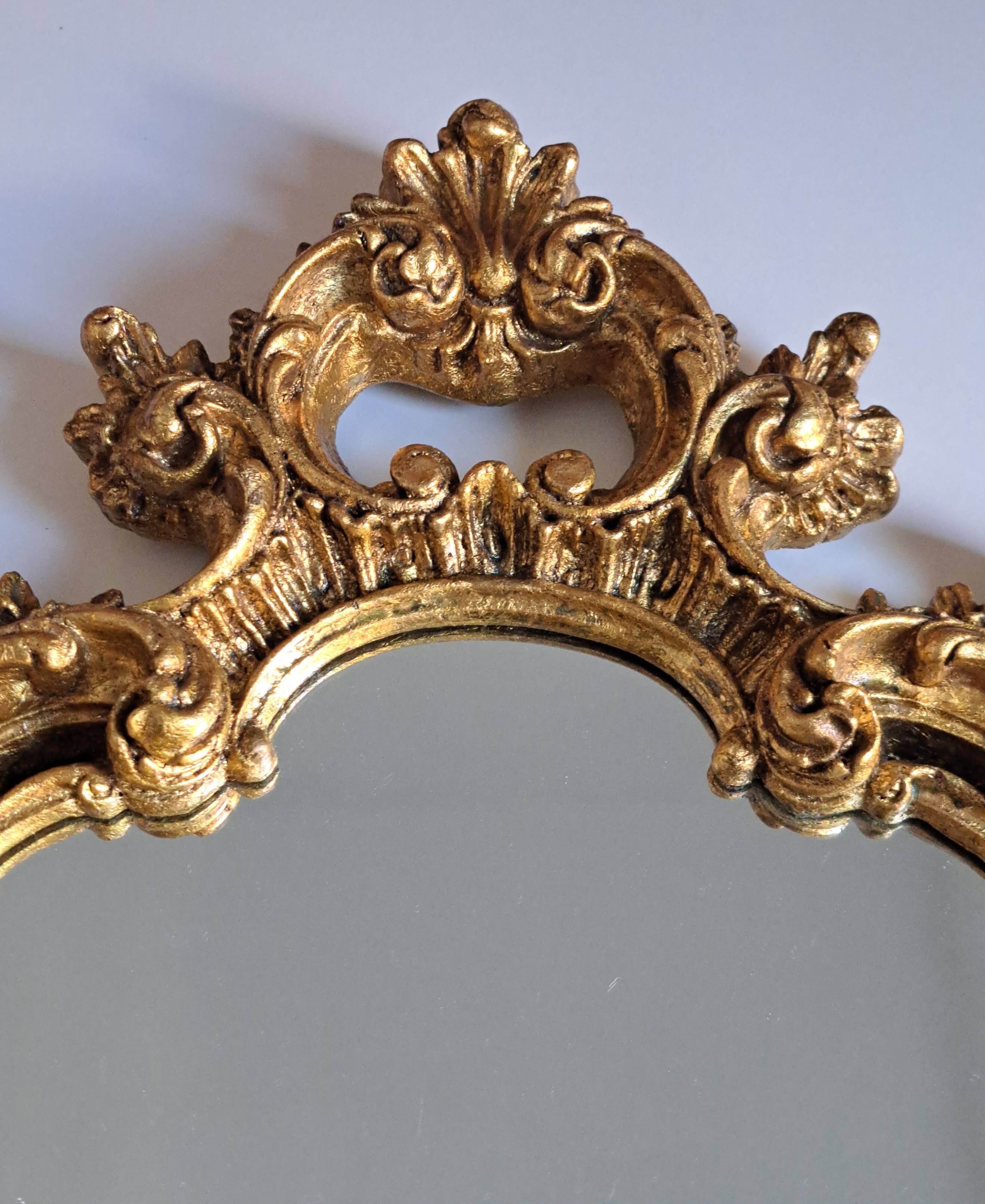 Classic gilded mirror
