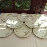 8 old flat plates