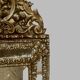 Miroir a parcloses en cuivre repoussé XIX siècle