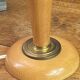 Lampe en bois et laiton, dans le style  Mazda