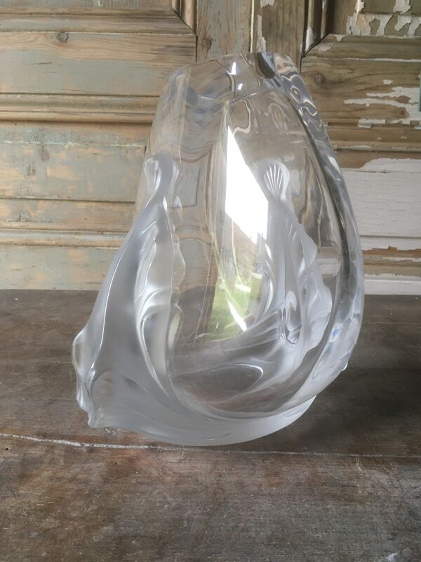 Vase Garance en cristal de Lalique
