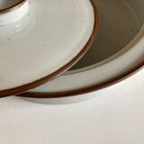 Plat couvert XXL Dansk Design grès 1970 Denmark