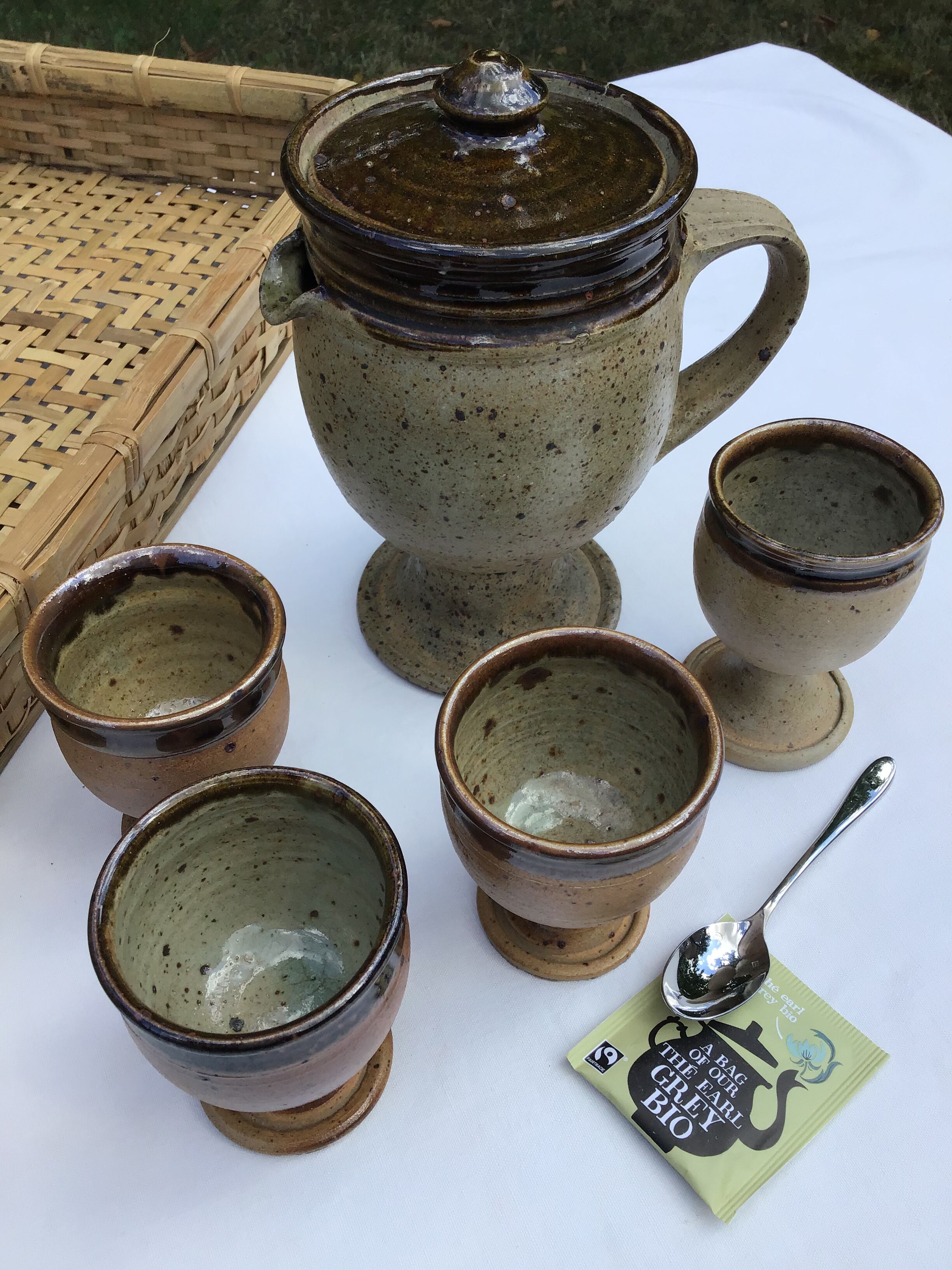 6 cups sandstone P.Digan La Borne pyrite