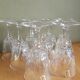 Lot de 9 petits verres à pied Vmc Reims France vintage