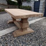 Solid oak monastery table
