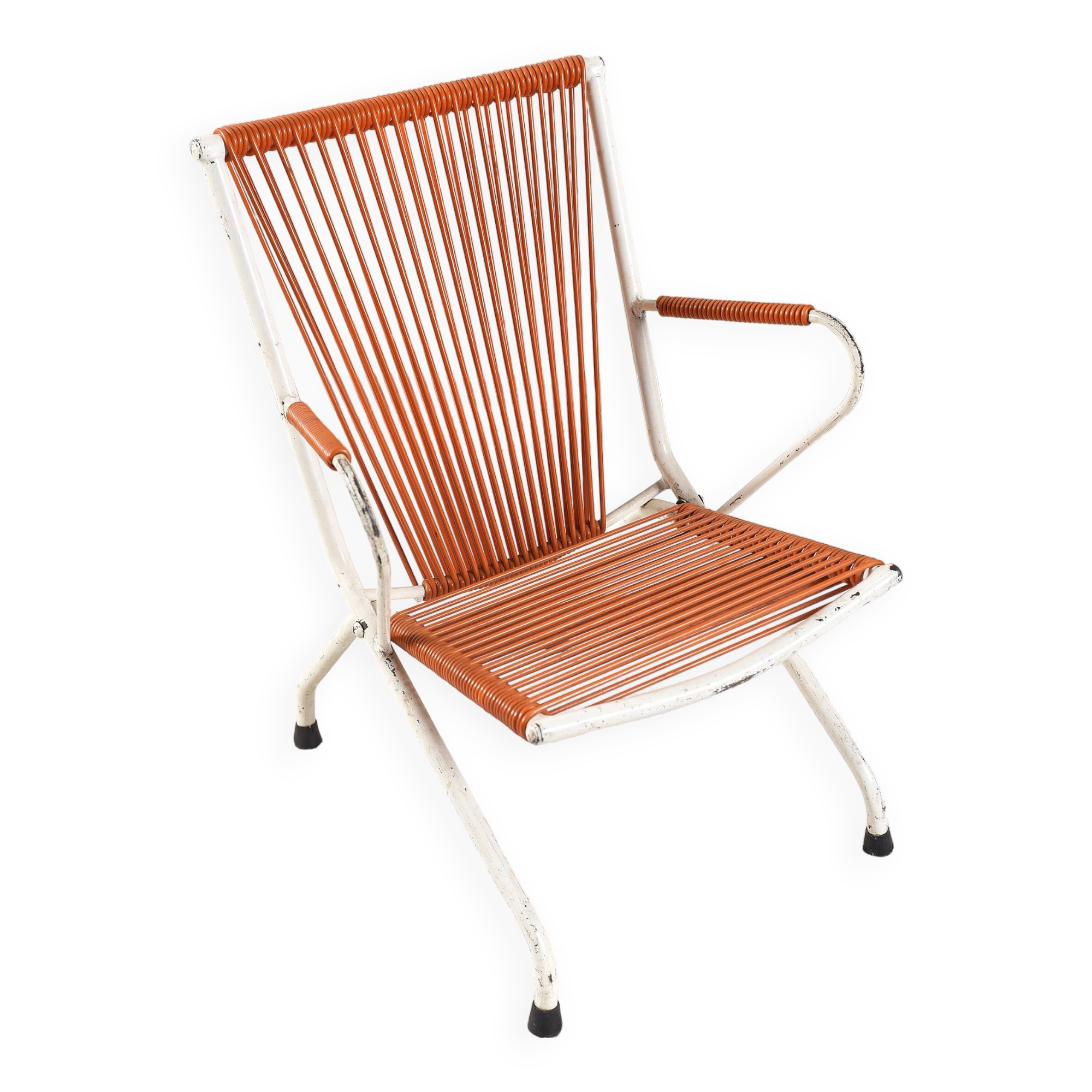 Folding Scoubidou armchair for children