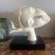 Sculpture grand format - Visage penché - Bouddha