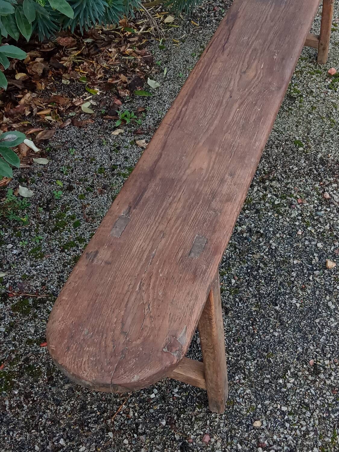 Banc de ferme ancien en chêne