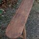 Old oak farm bench