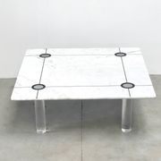Marble coffee table