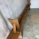 Pair of antique farm benches